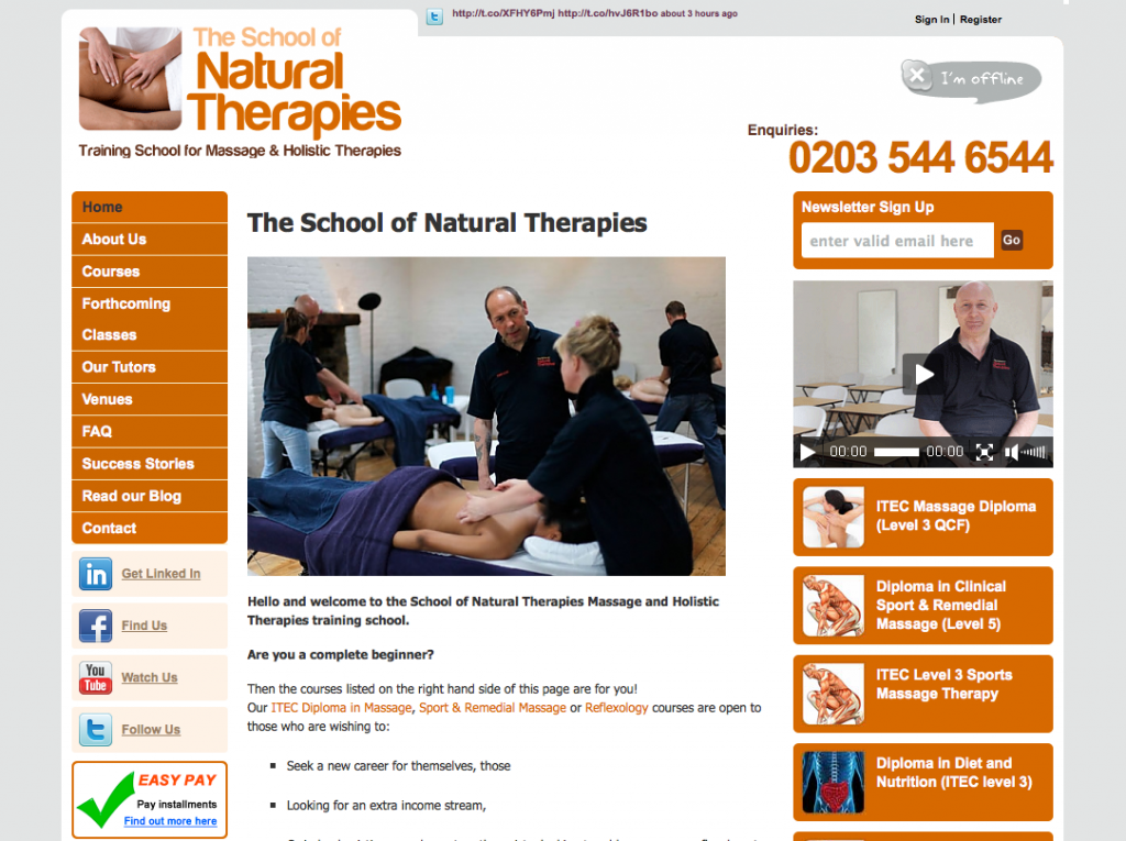 natural therapies industry